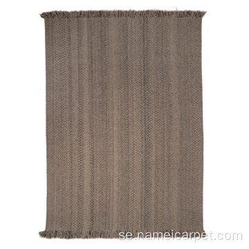 Kaffebrun ullområde mattor för sovrummet